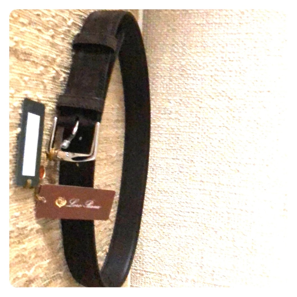 Loro Piana suede belt